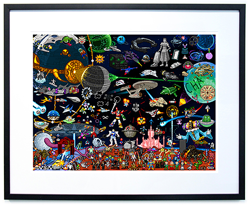 Pixels in Space (Wide Edition), Roger Barr & Louis Fernet-Leclair
