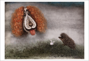 Hedgehog & Dog (unframed), Yuri Norstein