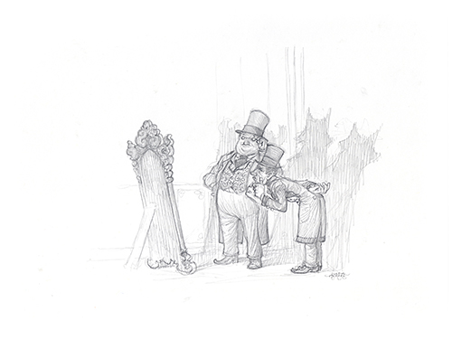 The Other Side of the Mirror [Men in top hats], Justin Gerard