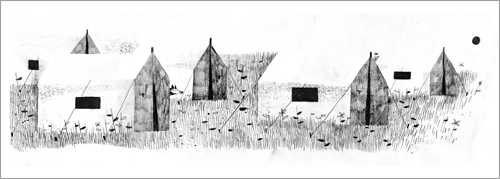 PAX - Tents (print), Jon Klassen