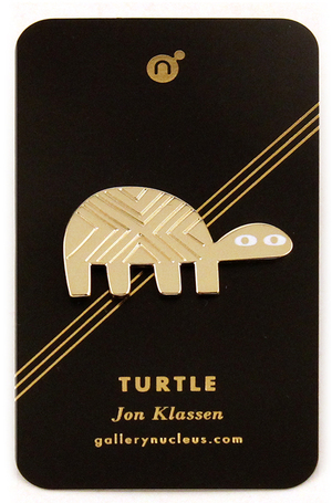 Jon Klassen Turtle - Nucleus Enamel Pin, Jonathan Klassen Jon Klassen Turtle - Nucleus Enamel Pin, Jonathan Klassen
