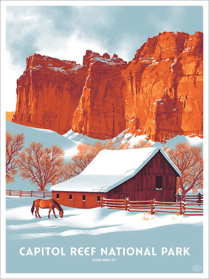 Capitol Reef (The Fifty-Nine Parks Print Series), claire hummel