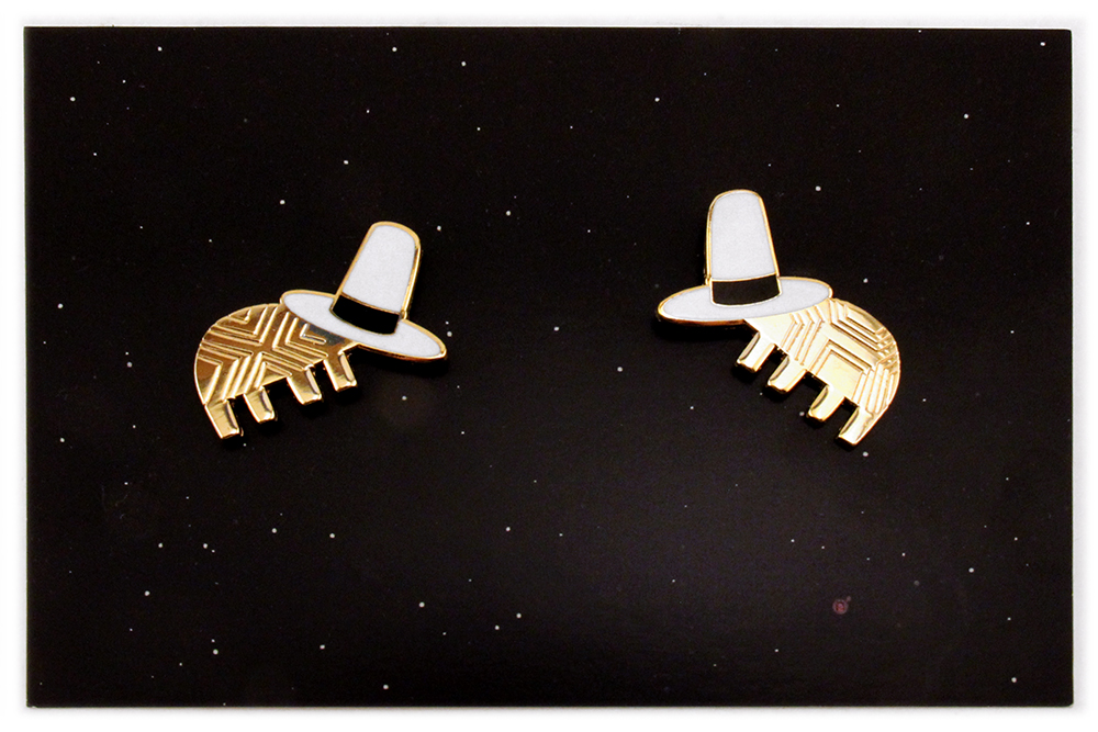 Jon Klassen We Both Have Hats - Nucleus Enamel Pin Set, Jon Klassen Jon Klassen We Both Have Hats - Nucleus Enamel Pin Set, Jon Klassen
