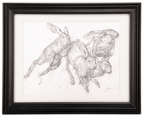 Running Hares, Eliza Ivanova Running Hares, Eliza Ivanova