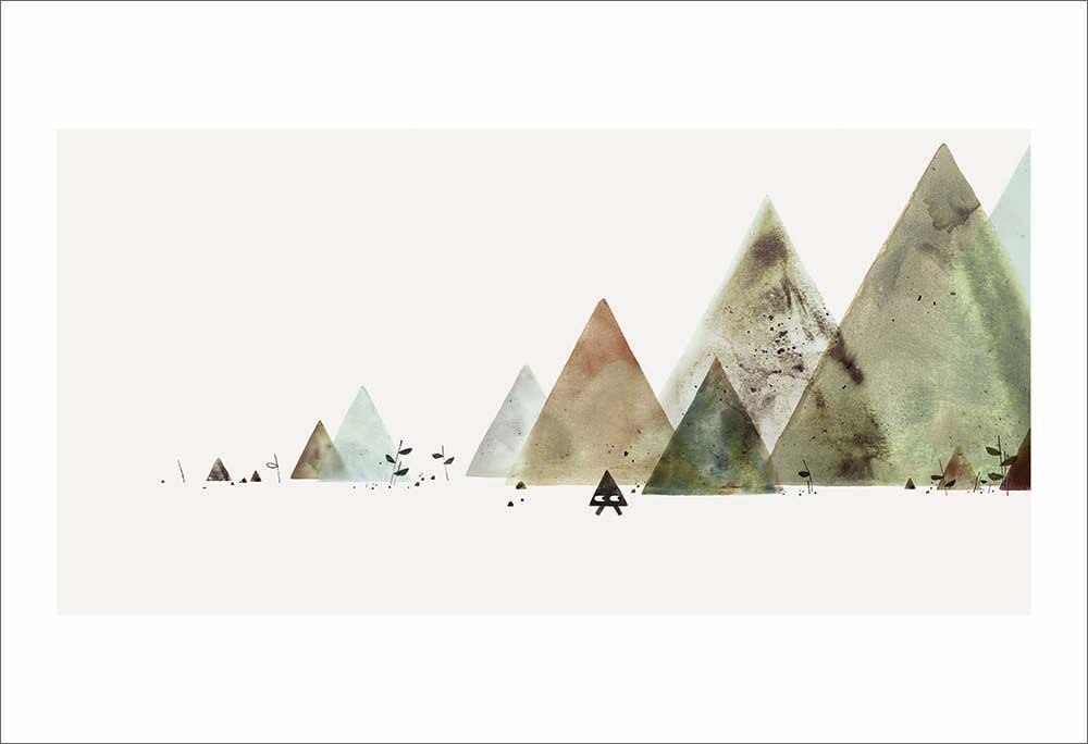 Triangle Pg 12-13 (Print), Jon Klassen
