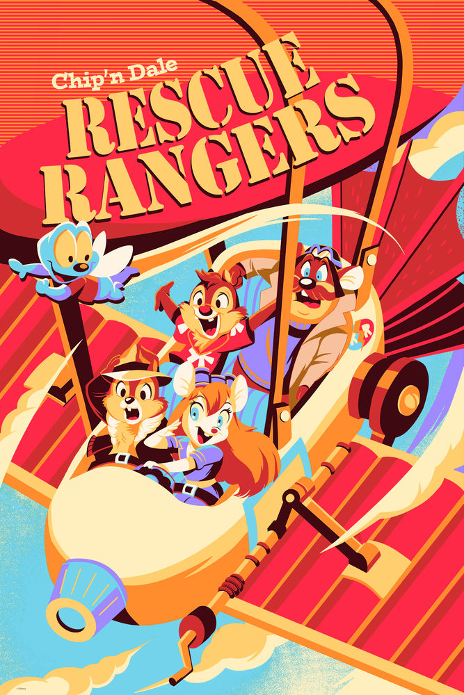 CYCLOPS PRINT WORKS: Rescue Rangers by Hackto Oshiro