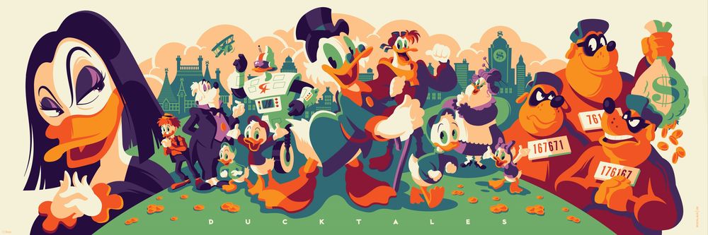 CYCLOPS PRINT WORKS: Ducktales (Magica De Spell Edition) by Tom Whalen