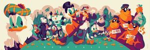 CYCLOPS PRINT WORKS: Ducktales (Flintheart Glomgold Edition) by Tom Whalen