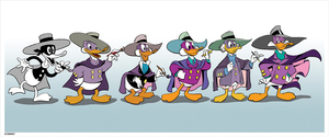 Darkwing Through The Ages by James Silvani (PRINT), James Silvani