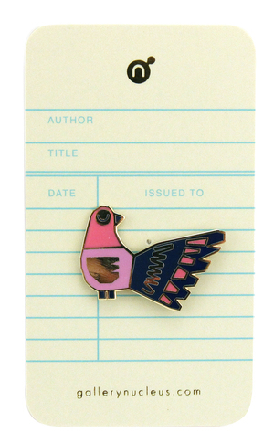 Chris Haughton Shhh Bird - Nucleus Enamel Pin, Chris Haughton Chris Haughton Shhh Bird - Nucleus Enamel Pin, Chris Haughton