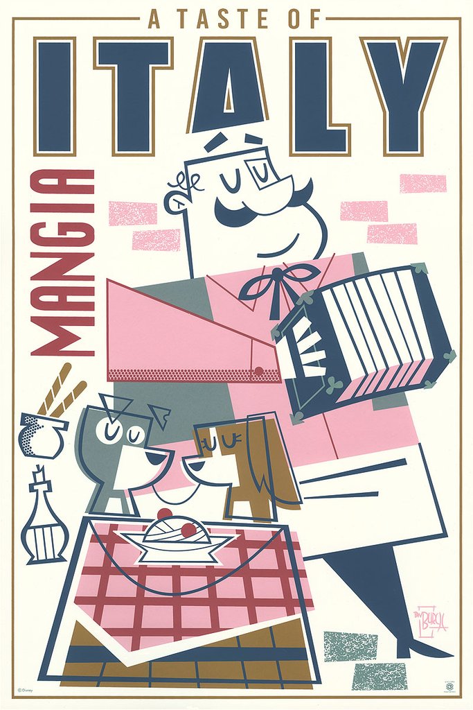 Cyclops Printworks: Lady and the Tramp (Print), Benjamin Burch