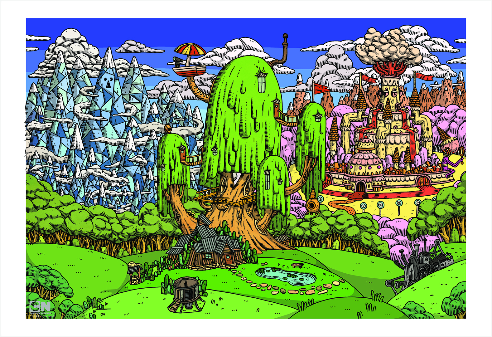 Kingdoms of Ooo (Print), Matthew Houston Kingdoms of Ooo (Print), Matthew Houston