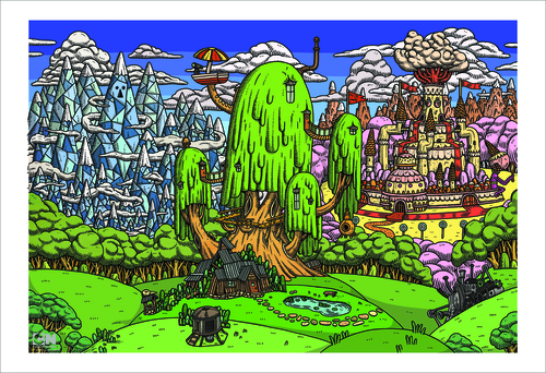 Kingdoms of Ooo (Print), Matthew Houston Kingdoms of Ooo (Print), Matthew Houston