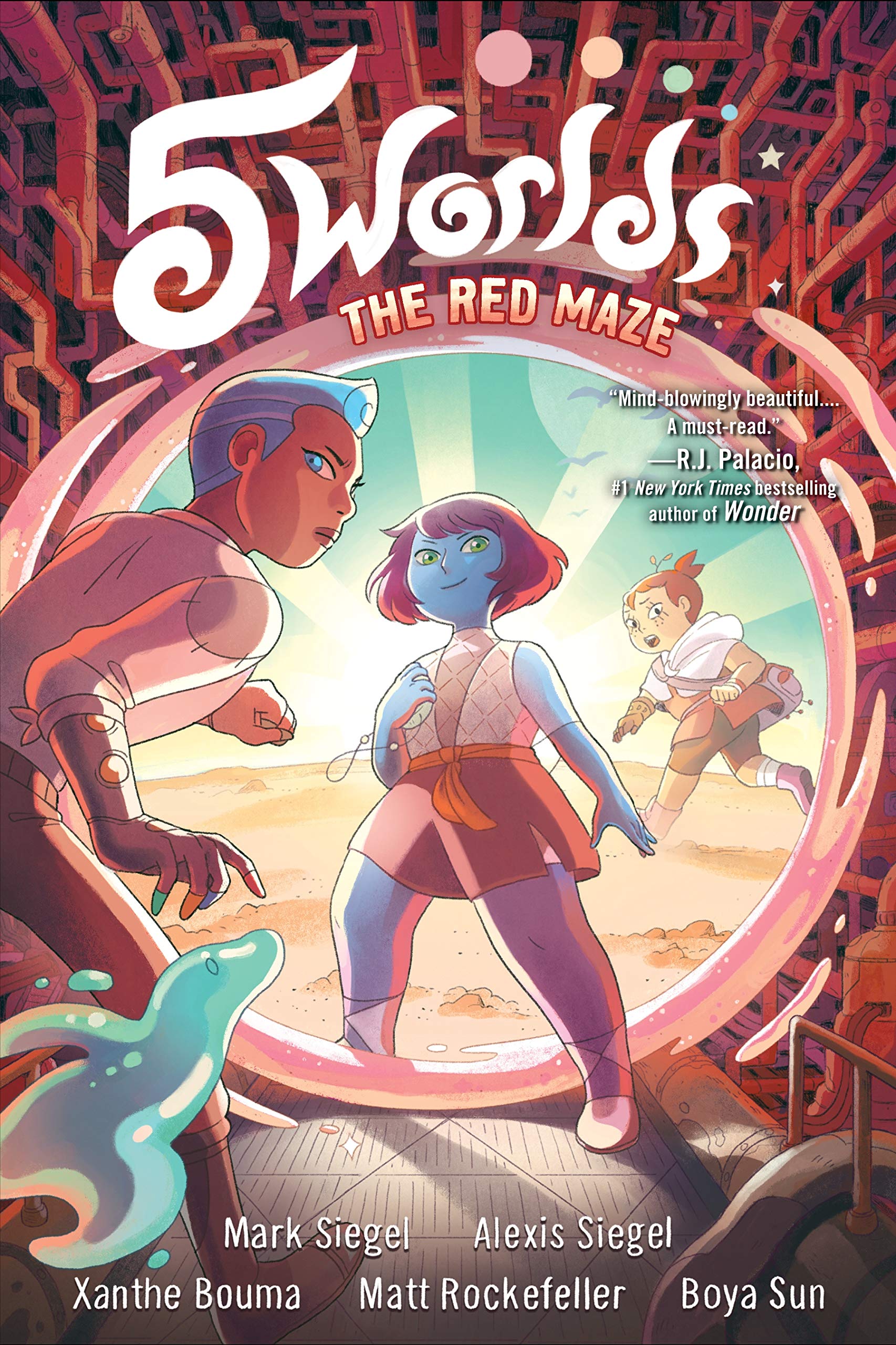 5 Worlds (Book 3): The Red Maze