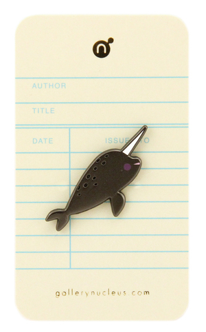 Joey Chou Narwhal Pin- Nucleus Enamel Pin, Joey Chou Joey Chou Narwhal Pin- Nucleus Enamel Pin, Joey Chou