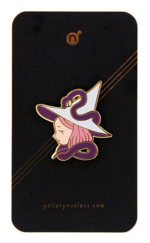 Serpent Witch by Heikala Pin - Nucleus Enamel Pin, Heikala Serpent Witch by Heikala Pin - Nucleus Enamel Pin, Heikala