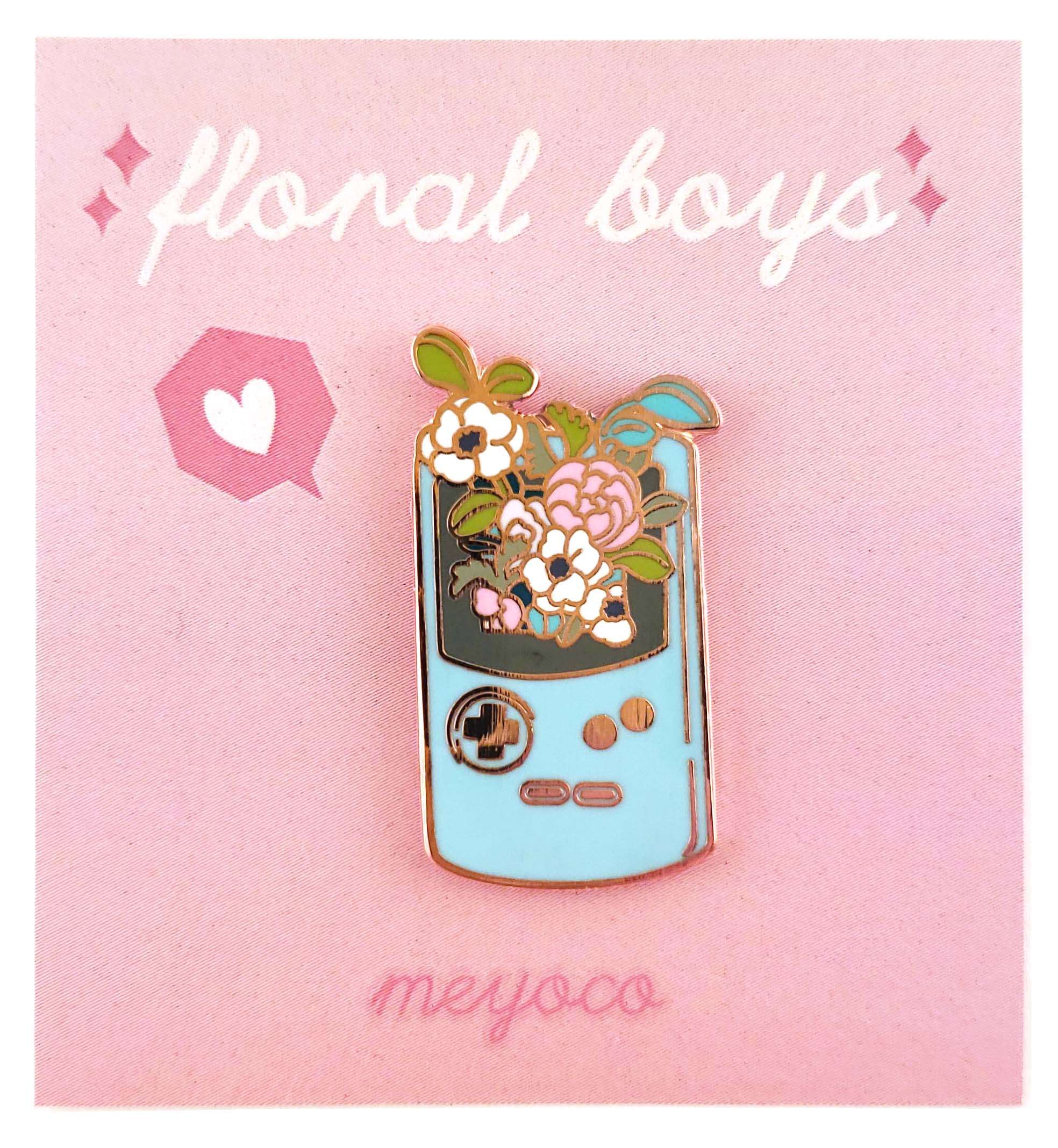 Floral Boys Pin - Meyoco, Meyoco Floral Boys Pin - Meyoco, Meyoco