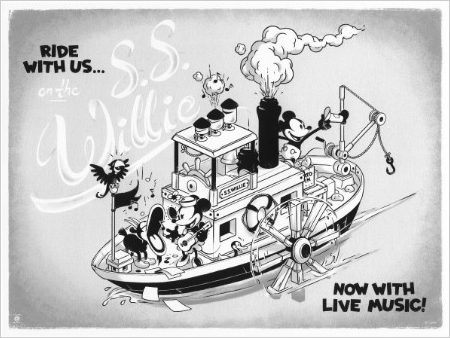 CYCLOPS PRINTWORKS: Ride with Us on the SS Willie (print), Ameorry Luo