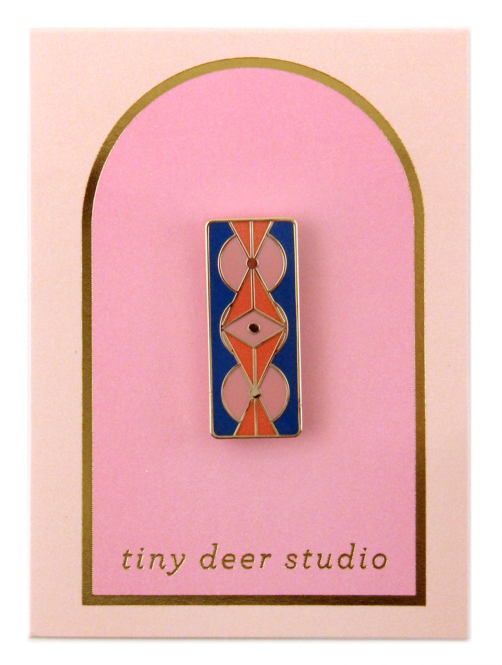 Circle Dot Triangle Enamel Pin - Tiny Deer Studio Circle Dot Triangle Enamel Pin - Tiny Deer Studio