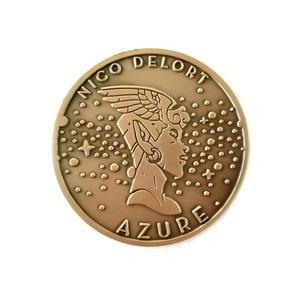 Azure Commemorative Iron Coin by Nico Delort , Nico Delort Azure Commemorative Iron Coin by Nico Delort , Nico Delort