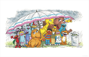 Friends Can Help You Weather Any Storm - Love the Fur You're In (print), Joe Mathieu Friends Can Help You Weather Any Storm - Love the Fur You're In (print), Joe Mathieu