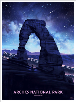 Arches National Park (The Fifty-Nine Parks Print Series), Nico Delort Arches National Park (The Fifty-Nine Parks Print Series), Nico Delort