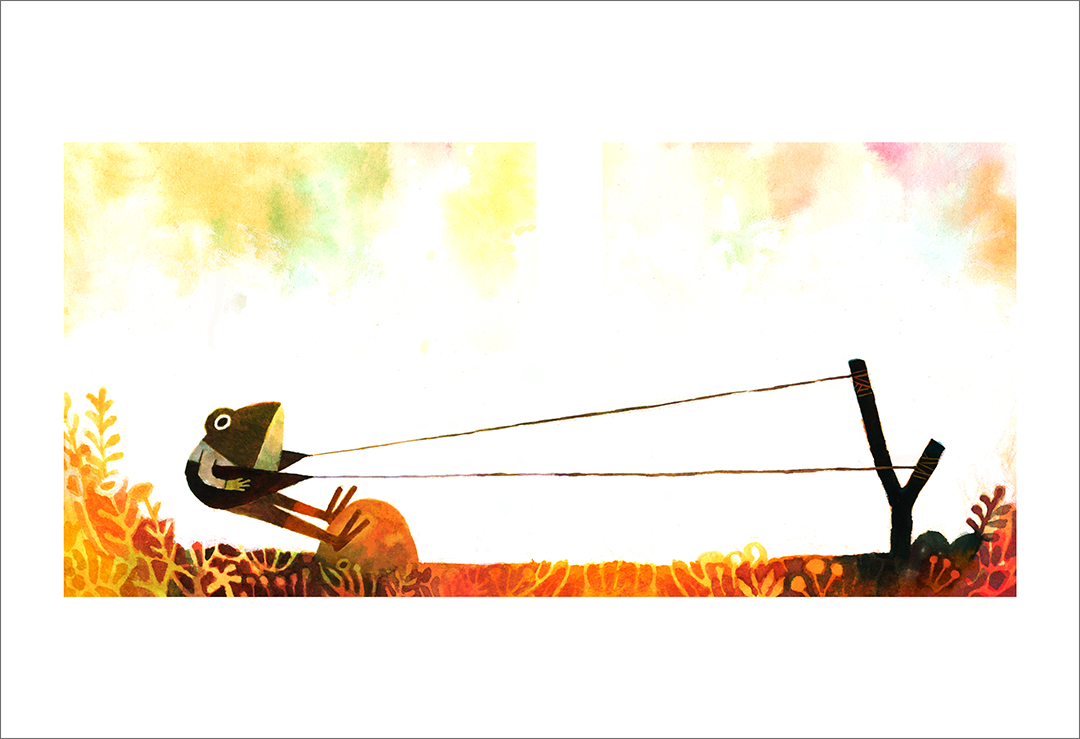 Pokko: Slingshot (print), Matt Forsythe Pokko: Slingshot (print), Matt Forsythe