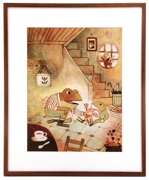 Pokko and Father (FRAMED print), Matthew Forsythe Pokko and Father (FRAMED print), Matthew Forsythe