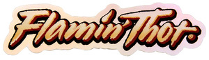 Flamin' Thot Sticker, Babs Tarr Flamin' Thot Sticker, Babs Tarr