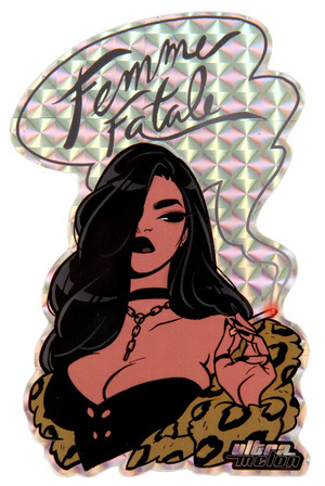 Femme Fatale Sticker, Babs Tarr Femme Fatale Sticker, Babs Tarr
