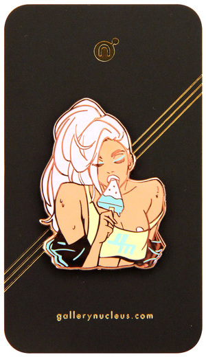 Ultramelon Girl by Babs Tarr - Nucleus Enamel Pin, Babs Tarr Ultramelon Girl by Babs Tarr - Nucleus Enamel Pin, Babs Tarr