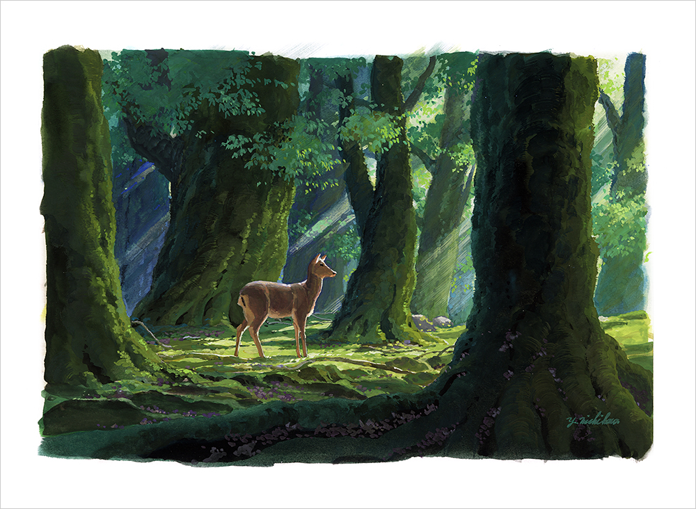 Spirit Forest 1 (print), Yoichi Nishikawa