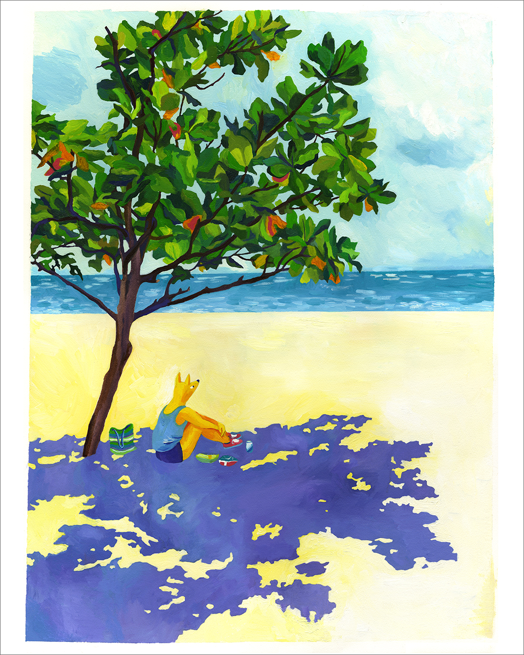 Beach Tree (print), Lisa Hanawalt Beach Tree (print), Lisa Hanawalt