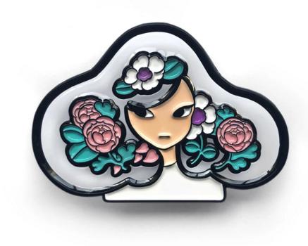 Transparent Bloom by Meyoco - Nucleus Enamel Pin