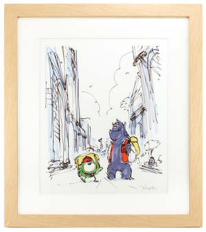 Mike and Sulley by Ricky Nierva (Monsters University) - Framed, 1st Edition Mike and Sulley by Ricky Nierva (Monsters University) - Framed, 1st Edition