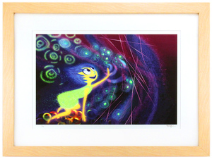 Joy by Ralph Eggleston (Inside Out) - Framed, 1st Edition Joy by Ralph Eggleston (Inside Out) - Framed, 1st Edition