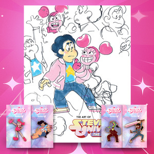 Steven Universe Pin Set + Book Combo Steven Universe Pin Set + Book Combo