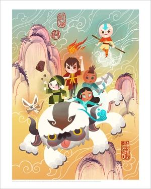 Masters of Elements (print), Joey Chou Masters of Elements (print), Joey Chou