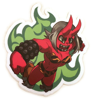 Maki Sticker by Alex Ahad Maki Sticker by Alex Ahad