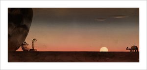Rock from the Sky - pg. 70 - Sunset (PRINT), Jon Klassen