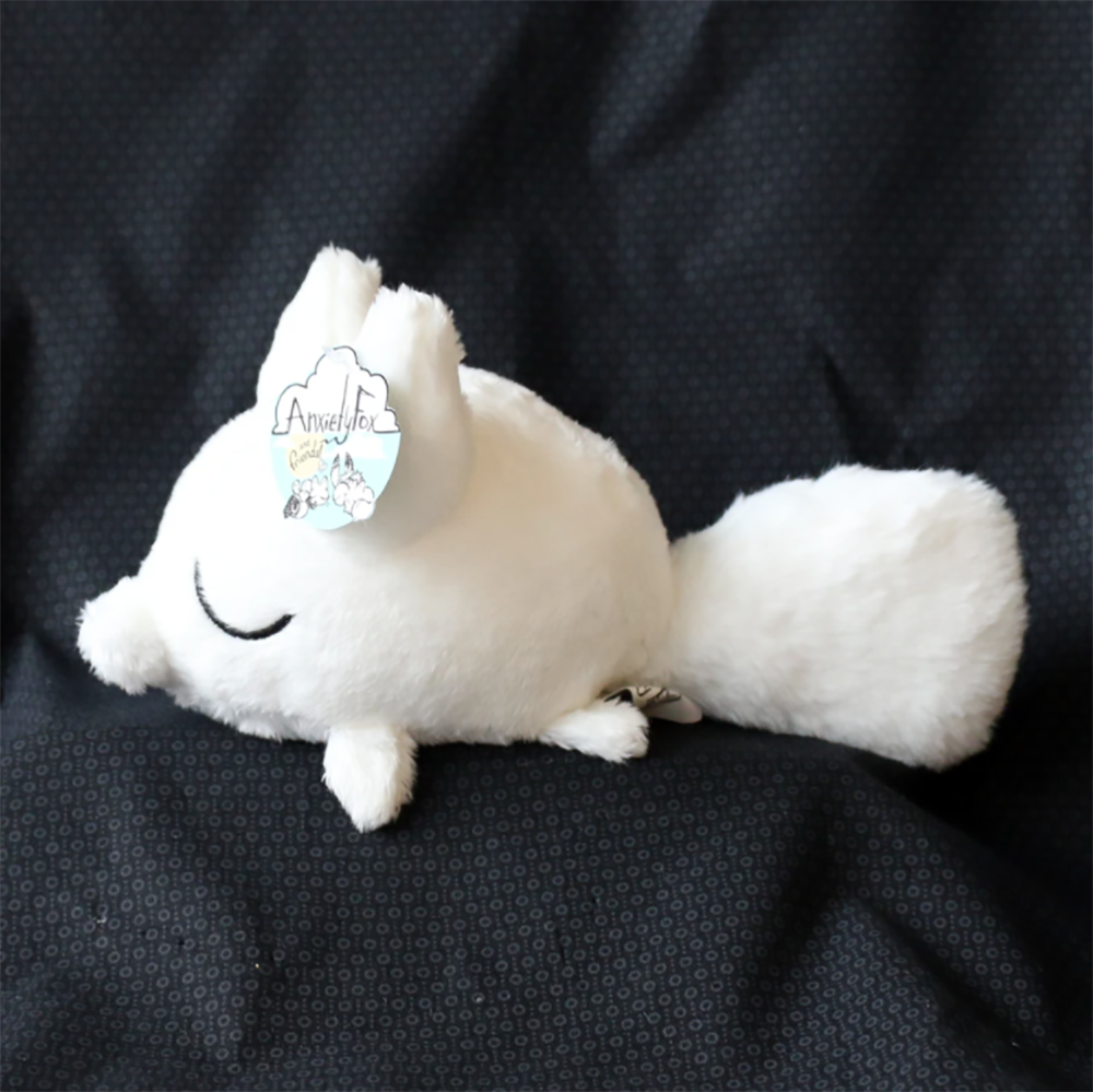 Small Fluffy Anxiety Fox Plush, Naomi Romero Small Fluffy Anxiety Fox Plush, Naomi Romero