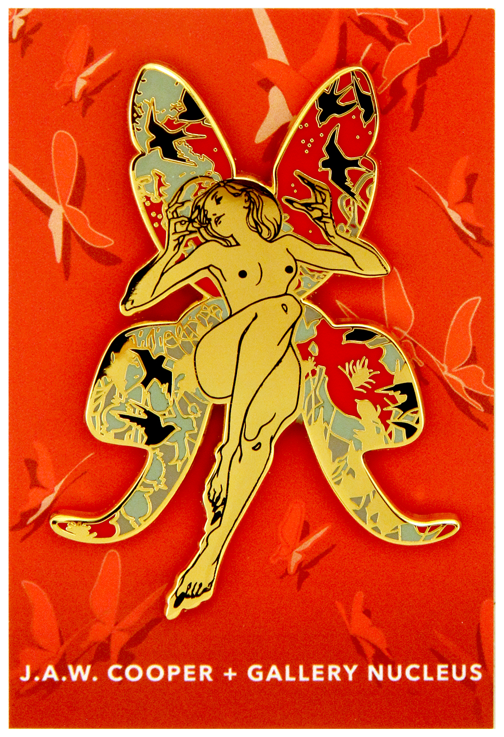 Red Witch - J.A.W. Cooper Enamel Pin, J.A.W. Cooper Red Witch - J.A.W. Cooper Enamel Pin, J.A.W. Cooper
