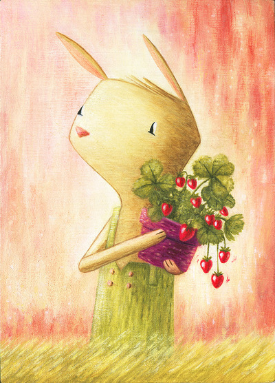 Strawberry Bunny, Angela Matteson
