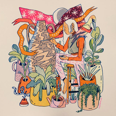 Layers of Magic: Natalie Andrewson Risograph Exhibition