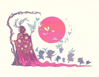 Fairy Dance [RISOGRAPH], Natalie Andrewson