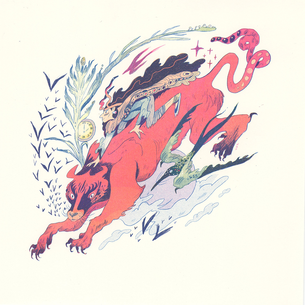 Demon Rider [RISOGRAPH], Natalie Andrewson