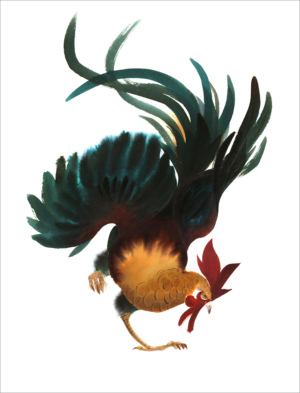 Phoenix Rooster (PRINT), Camille André Phoenix Rooster (PRINT), Camille André