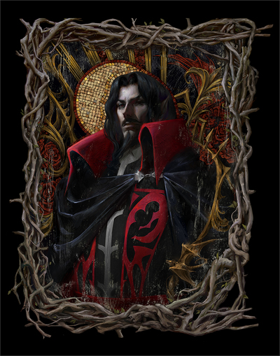 Dracula Portrait (PRINT), Katie Silva
