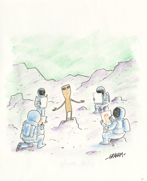 Doodle 60 - Live drawing, Graham Annable