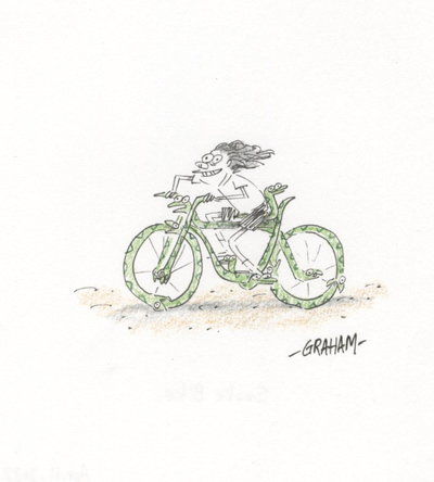 Doodle 80 - Snake bike, Graham Annable Doodle 80 - Snake bike, Graham Annable